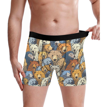 Custom Men's Underwear & Socks Set - Bear Family