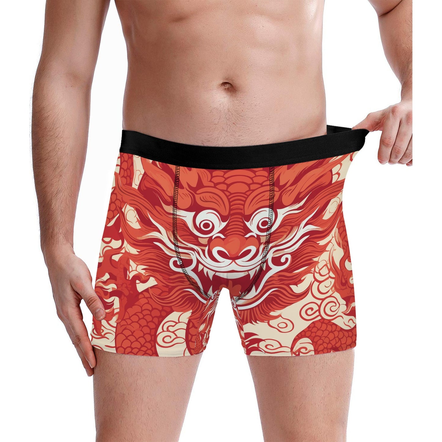 Custom Men's Underwear & Socks Set - Dragon Design