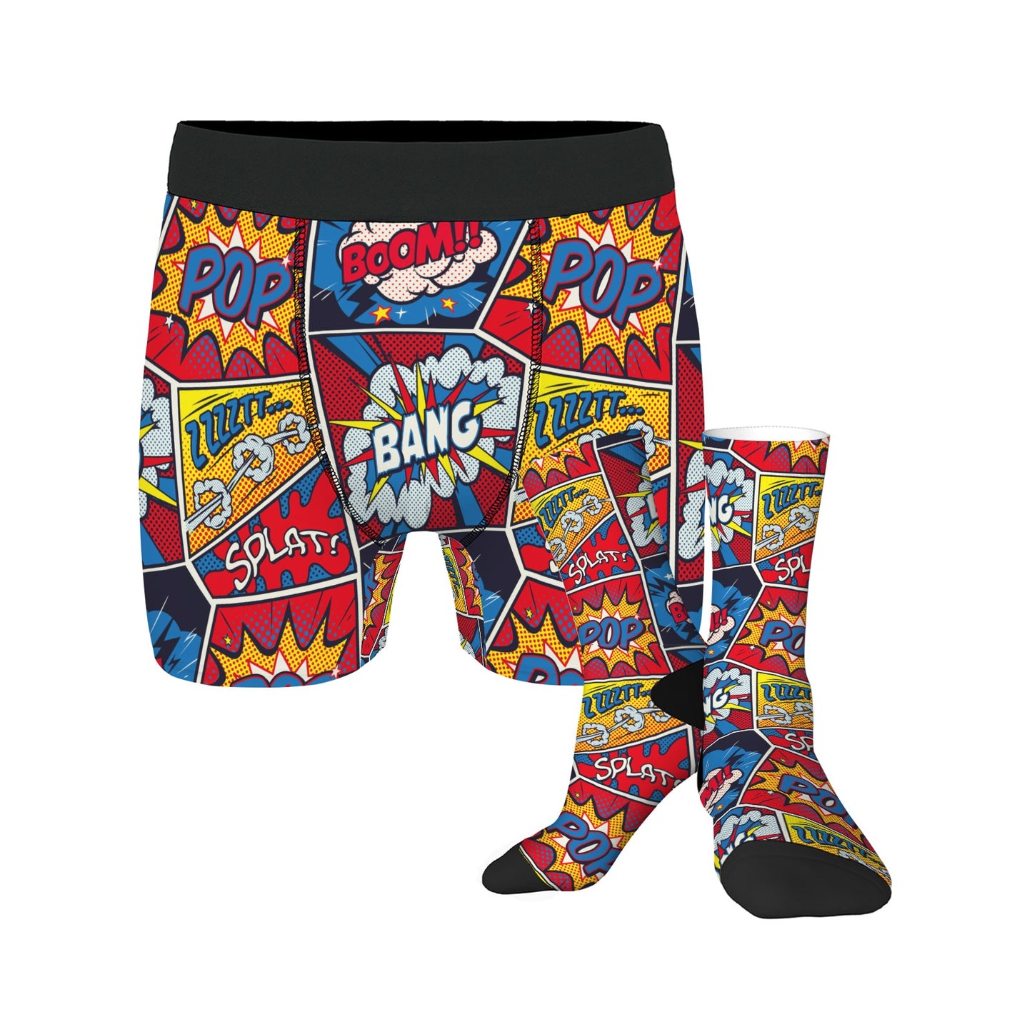 Custom Men's Underwear & Socks Set - Bang Design