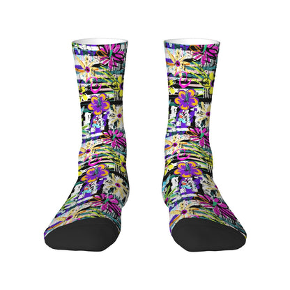 Custom Men's Underwear & Socks Set - Terrible Flowers