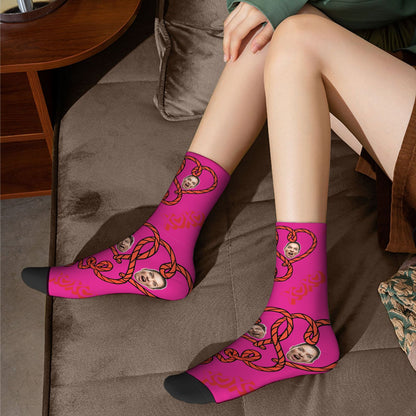 Personalized Valentine's Day Couple Love Heart Sock
