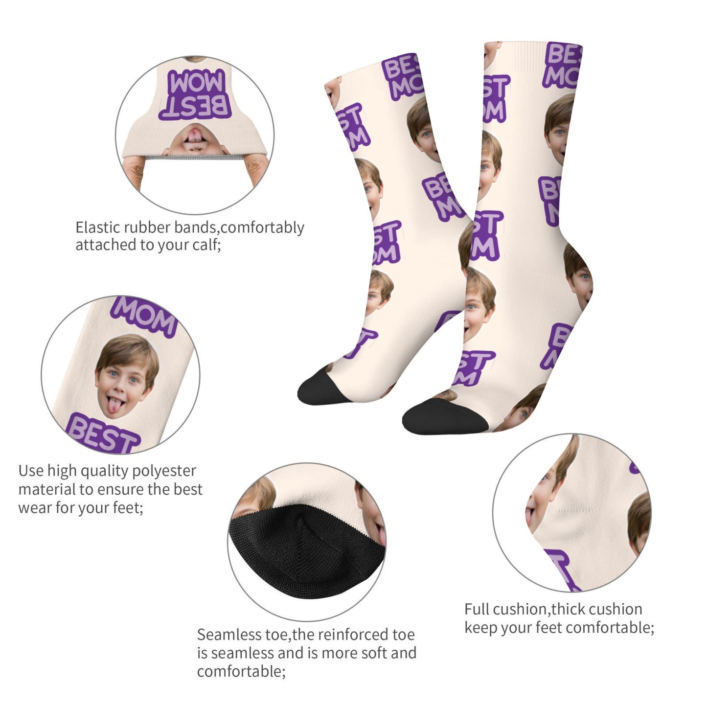 Custom Sock for Best Mom