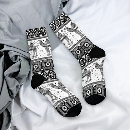 Custom Men's Underwear & Socks Set - Camel Design