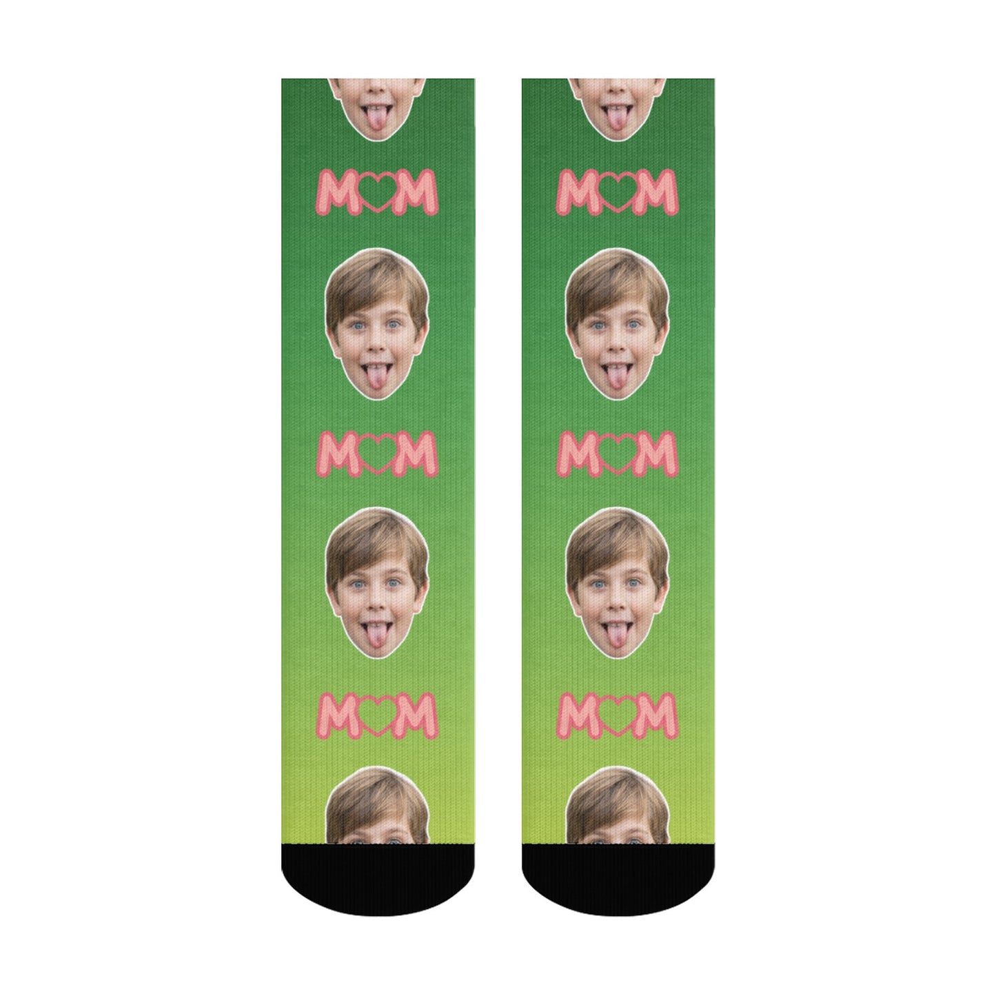 Custom Best Mom Gradient Sock