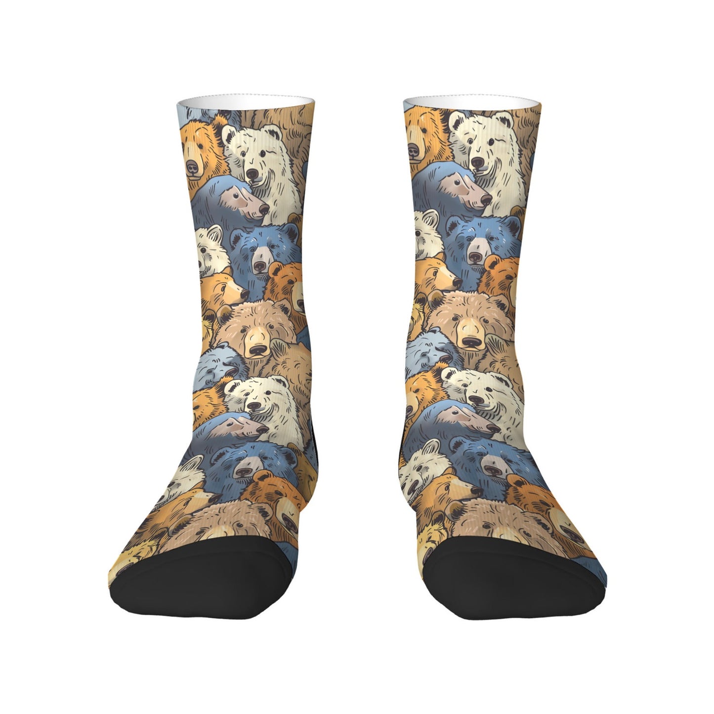 Custom Men's Underwear & Socks Set - Bear Family