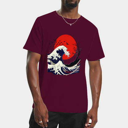 Vintage Kanagawa Japanese The great wave T-Shirt