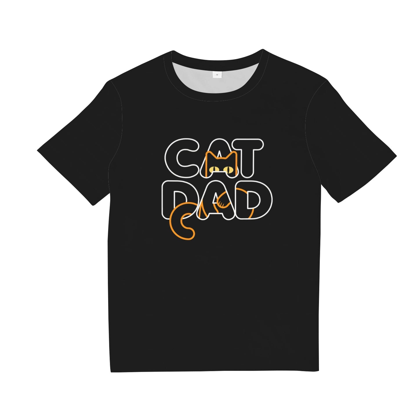 Geek Cute Cat Dad T-Shirt