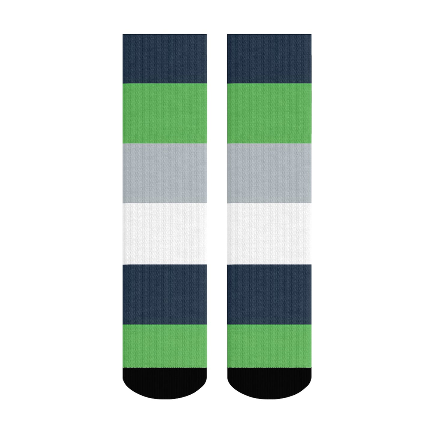 Seattle Football Style Socks – Personalized & Customizable