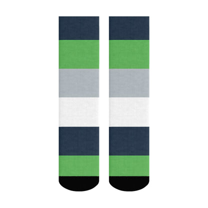 Seattle Football Style Socks – Personalized & Customizable