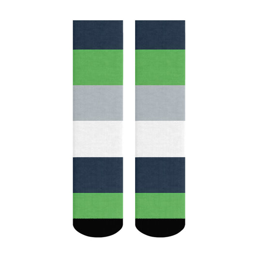 Seattle Football Style Socks – Personalized & Customizable