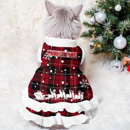 Pets Christmas Reindeer Dress