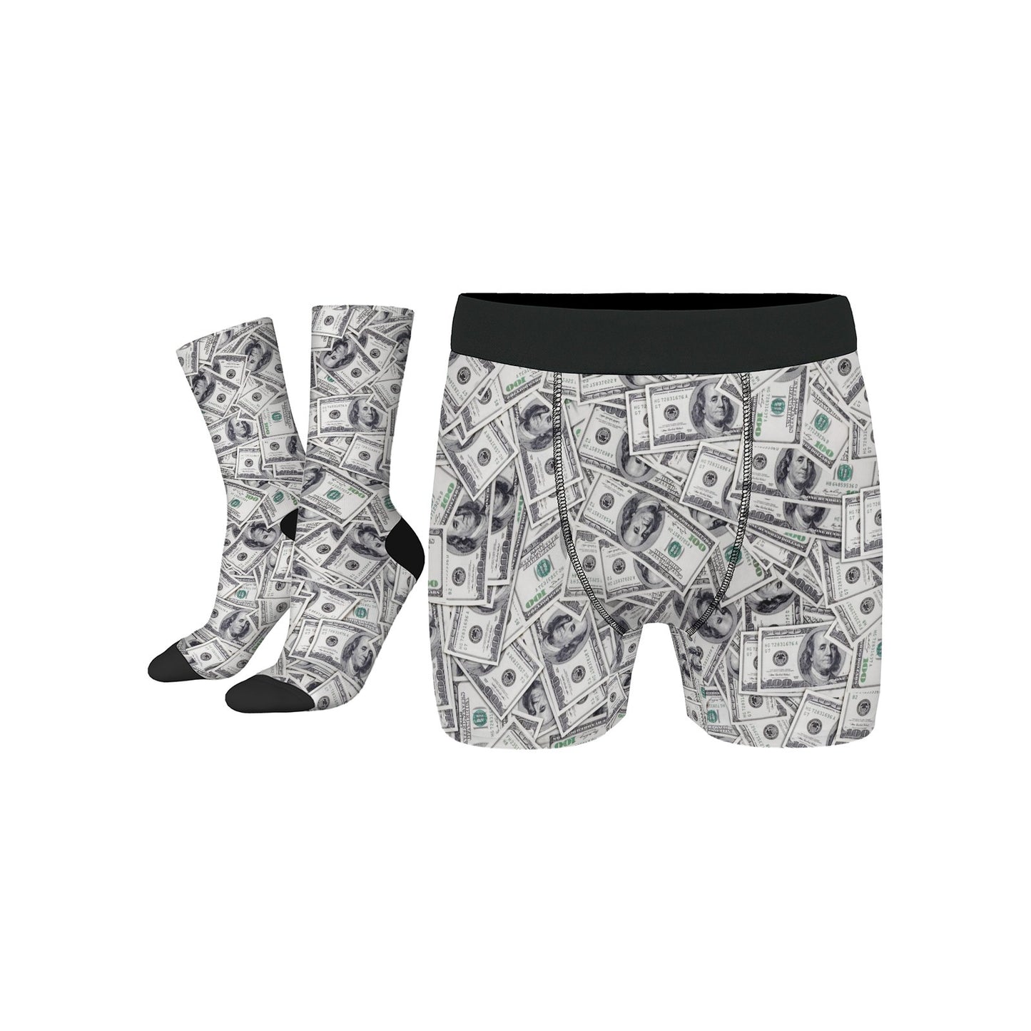 Custom Men's Underwear & Socks Set - Make Money Design
