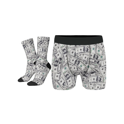 Custom Men's Underwear & Socks Set - Make Money Design