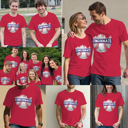 Vintage Cincinnati Ohio Baseball City T-Shirt