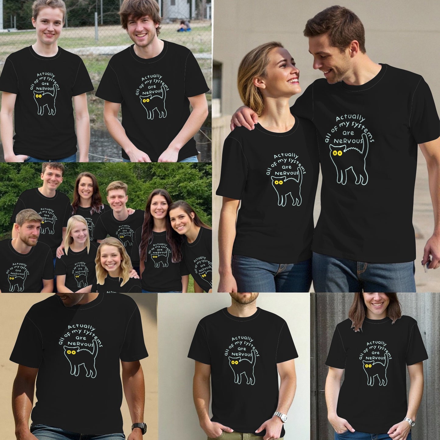 Actually All Of My Systems Are Nervous T-Shirt