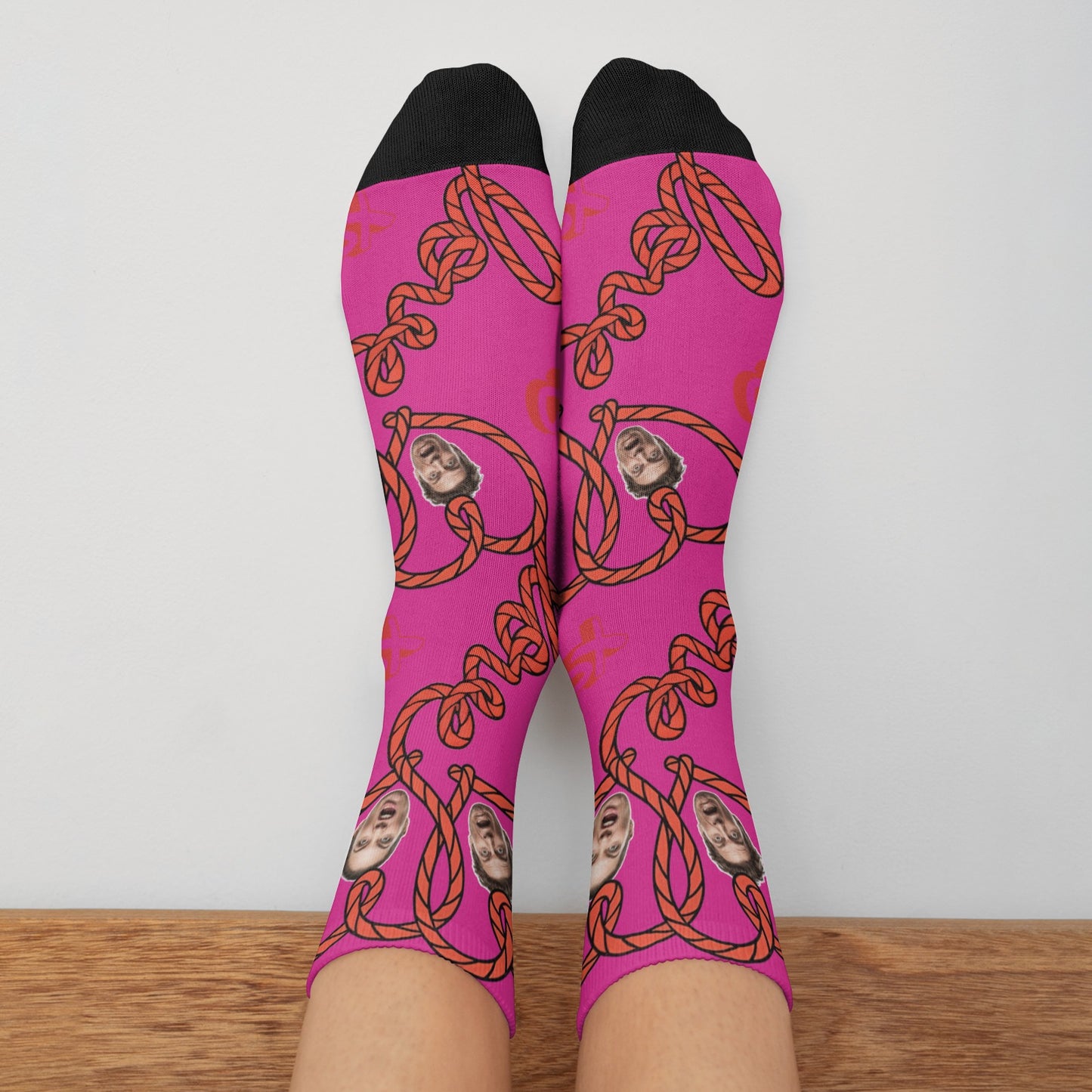 Personalized Valentine's Day Couple Love Heart Sock