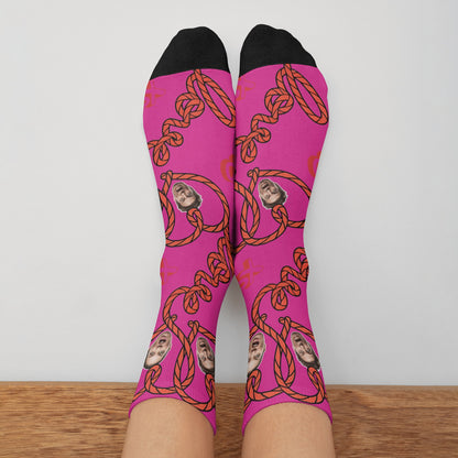 Personalized Valentine's Day Couple Love Heart Sock