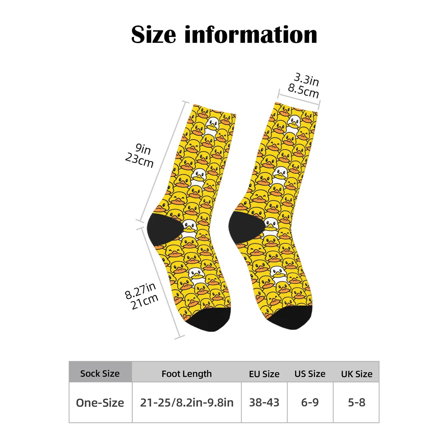 Custom Men's Underwear & Socks Set - Duckling Design