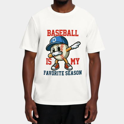 Dabbing Baseball Is My favorite Season T-Shirt
