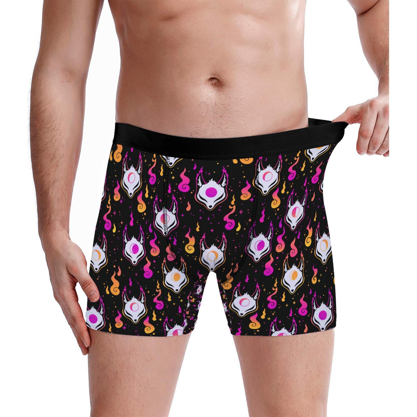Custom Men's Underwear & Socks Set - Fox Design