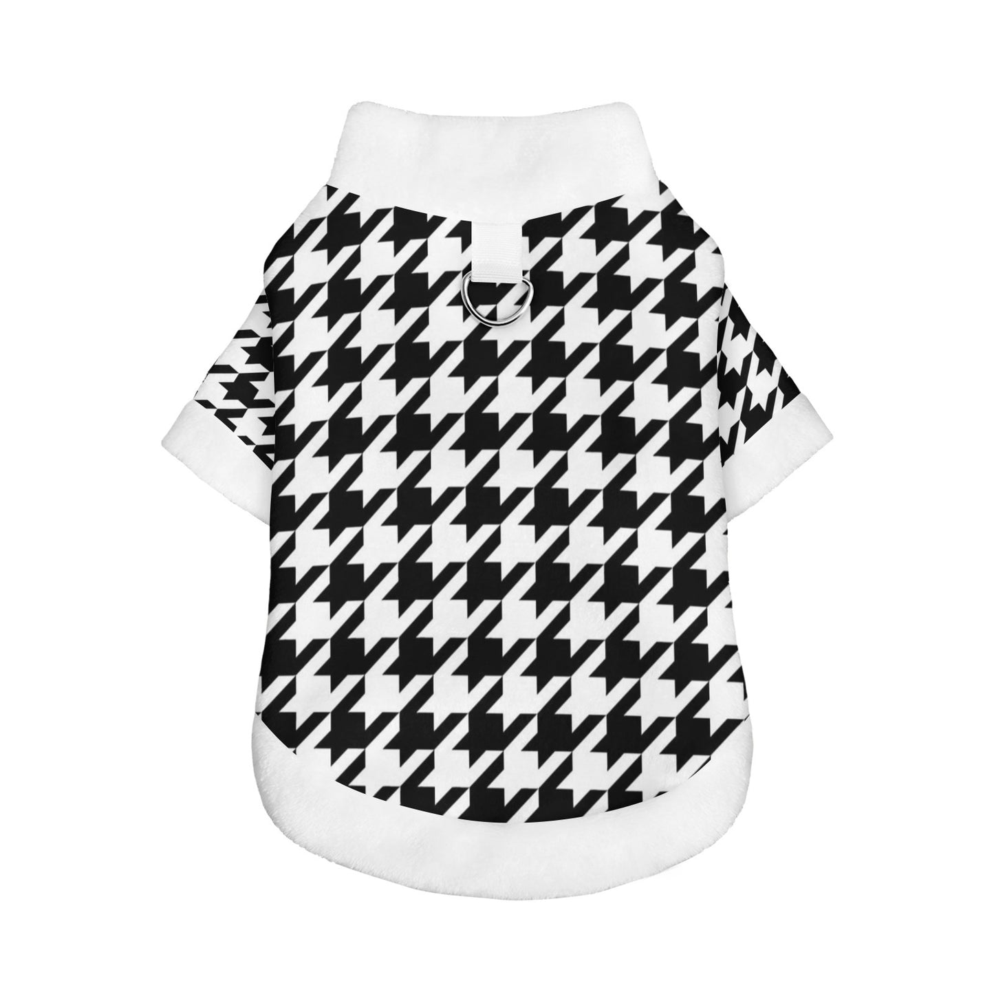 Pets Christmas Black and White Checkered Apparel