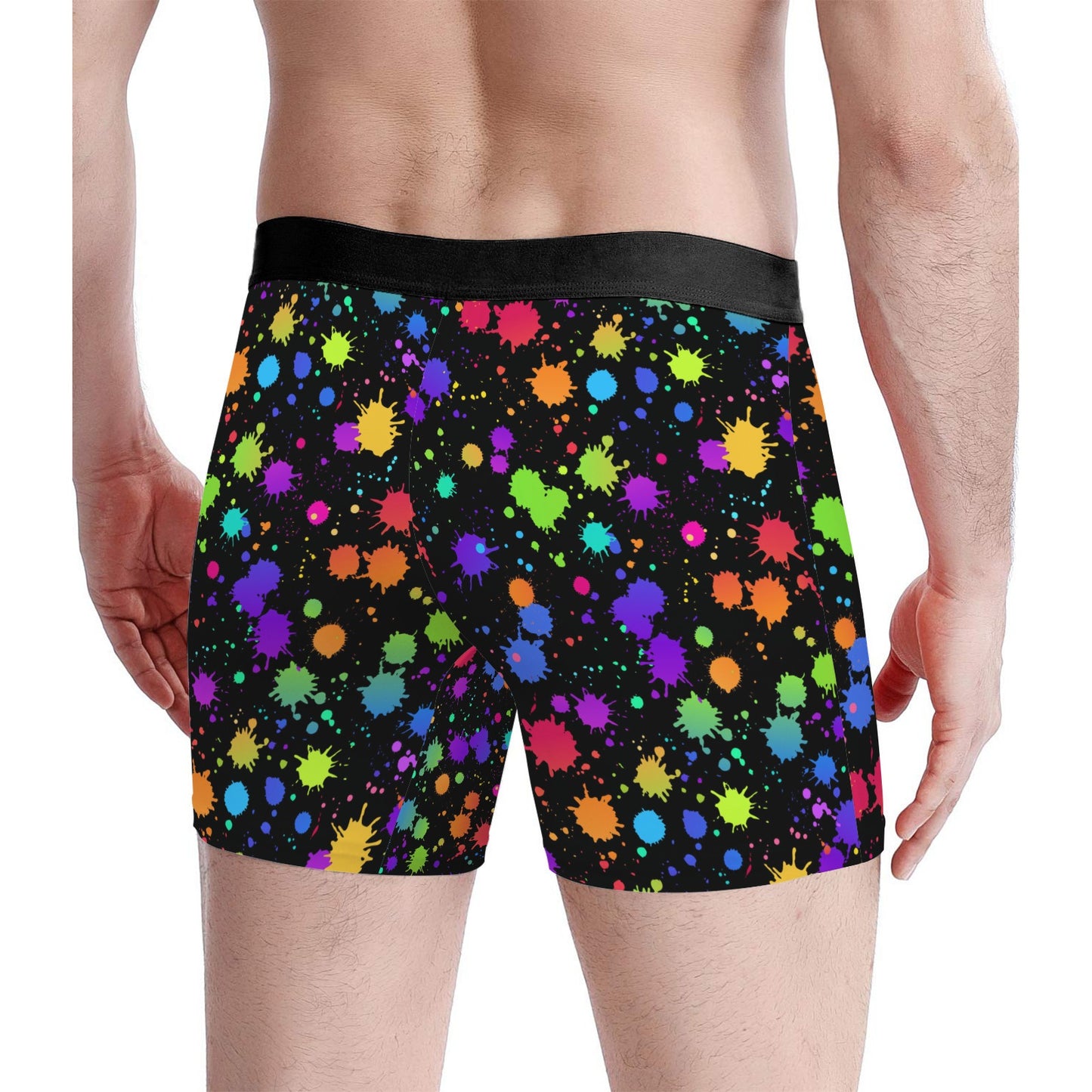 Custom Men's Underwear & Socks Set - Spraying Design