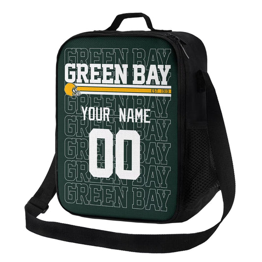 Custom Green Bay Lunch Box Bag Keeps Food and Drinks Fresh