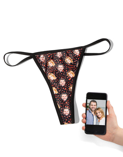 Valentines Face Thong