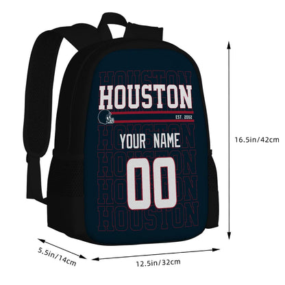 Houston Personalized Backpack Versatile Everyday Bag