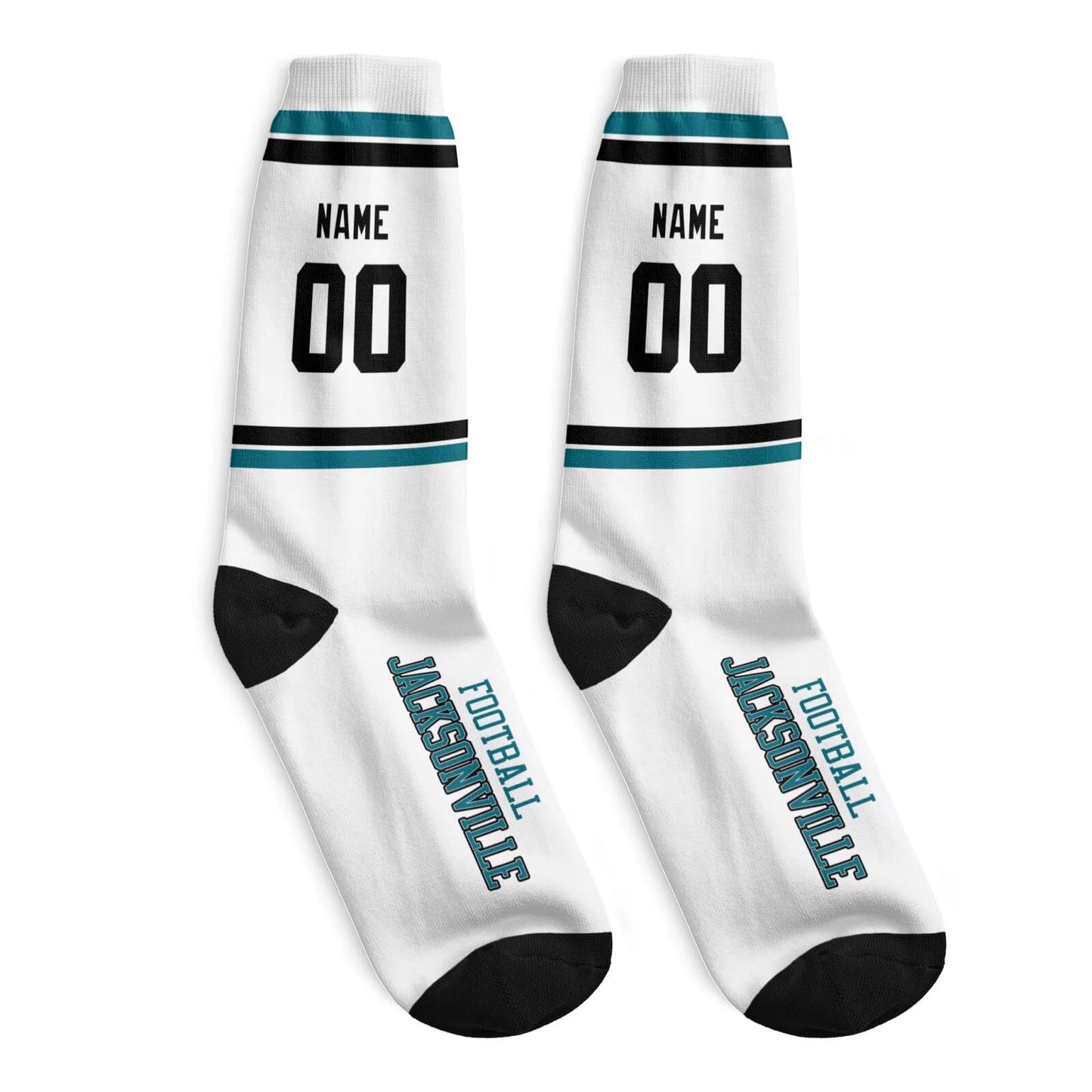 Custom Jacksonville Socks for Training and Casual Use