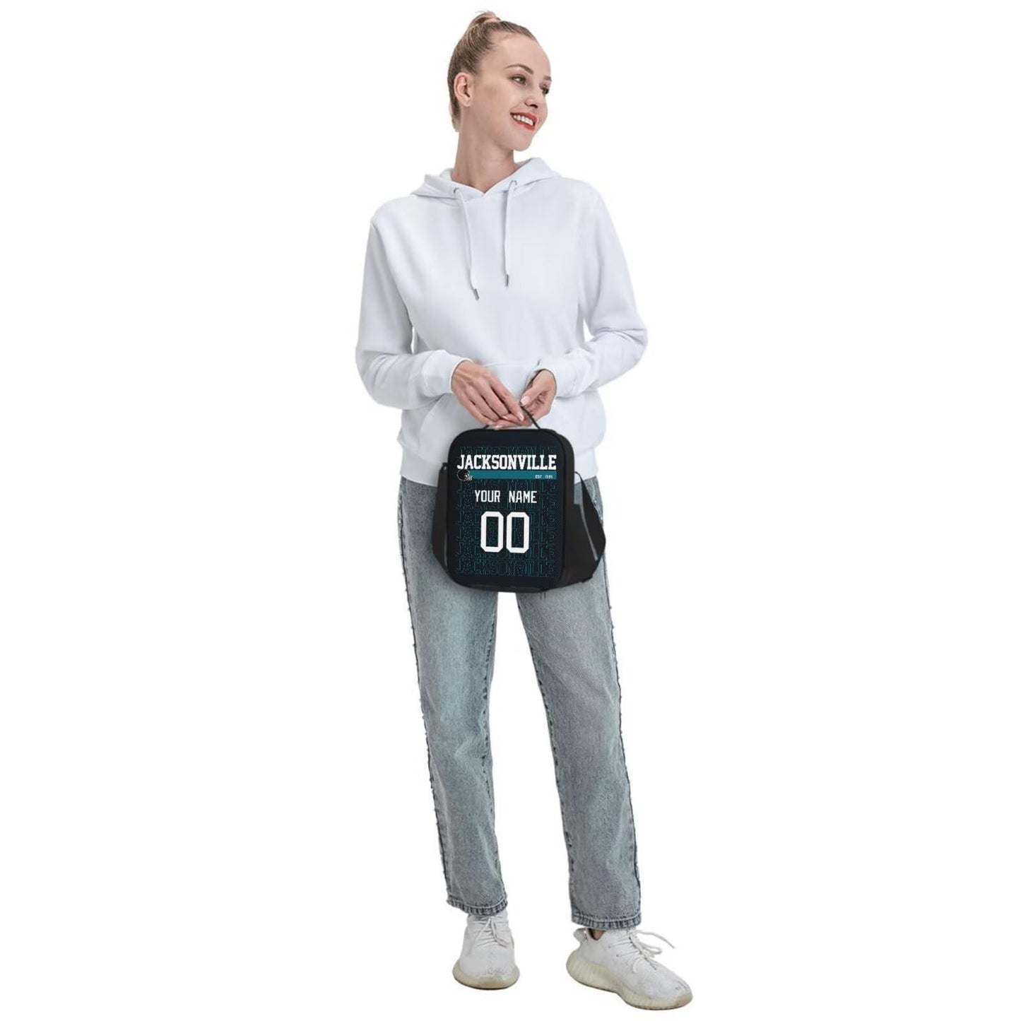 Durable Jacksonville Lunch Tote Personalized for Fans and Students