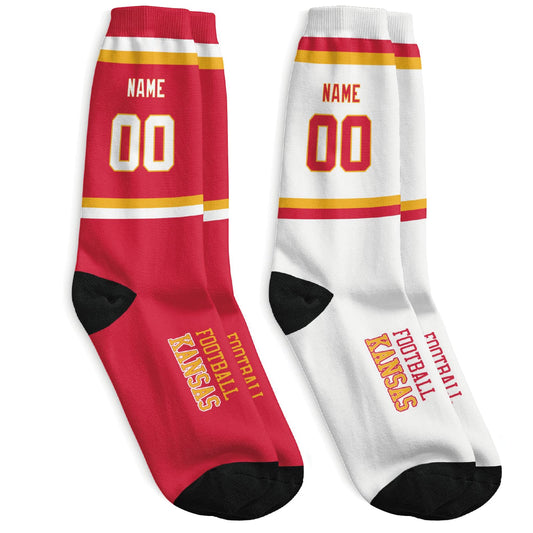 Personalized Kansas Sports Socks Unisex Fit