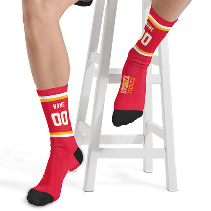 Personalized Kansas Sports Socks Unisex Fit
