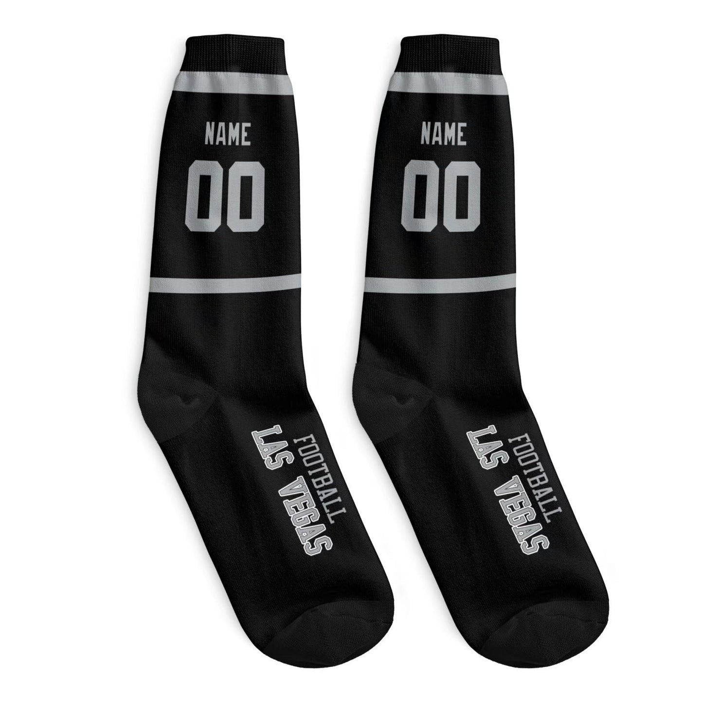 Custom Las Vegas Football Socks Cool and Comfortable