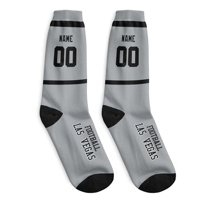 Custom Las Vegas Football Socks Cool and Comfortable