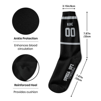 Custom Las Vegas Football Socks Cool and Comfortable
