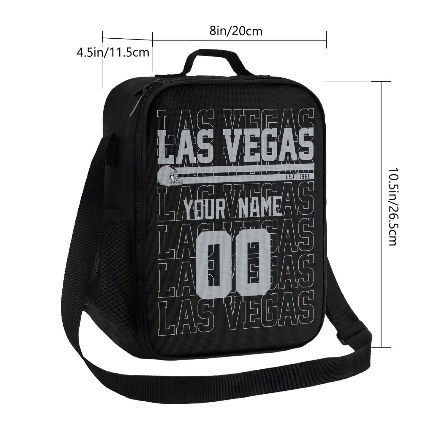 Reusable Las Vegas Lunch Bag Personalized Gift Idea