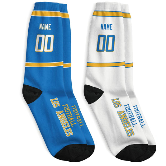 Stylish Custom Los Angeles Socks for Game Day