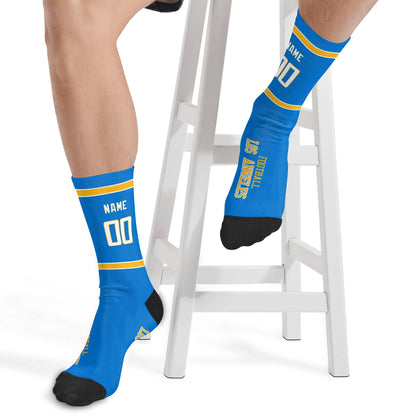 Stylish Custom Los Angeles Socks for Game Day