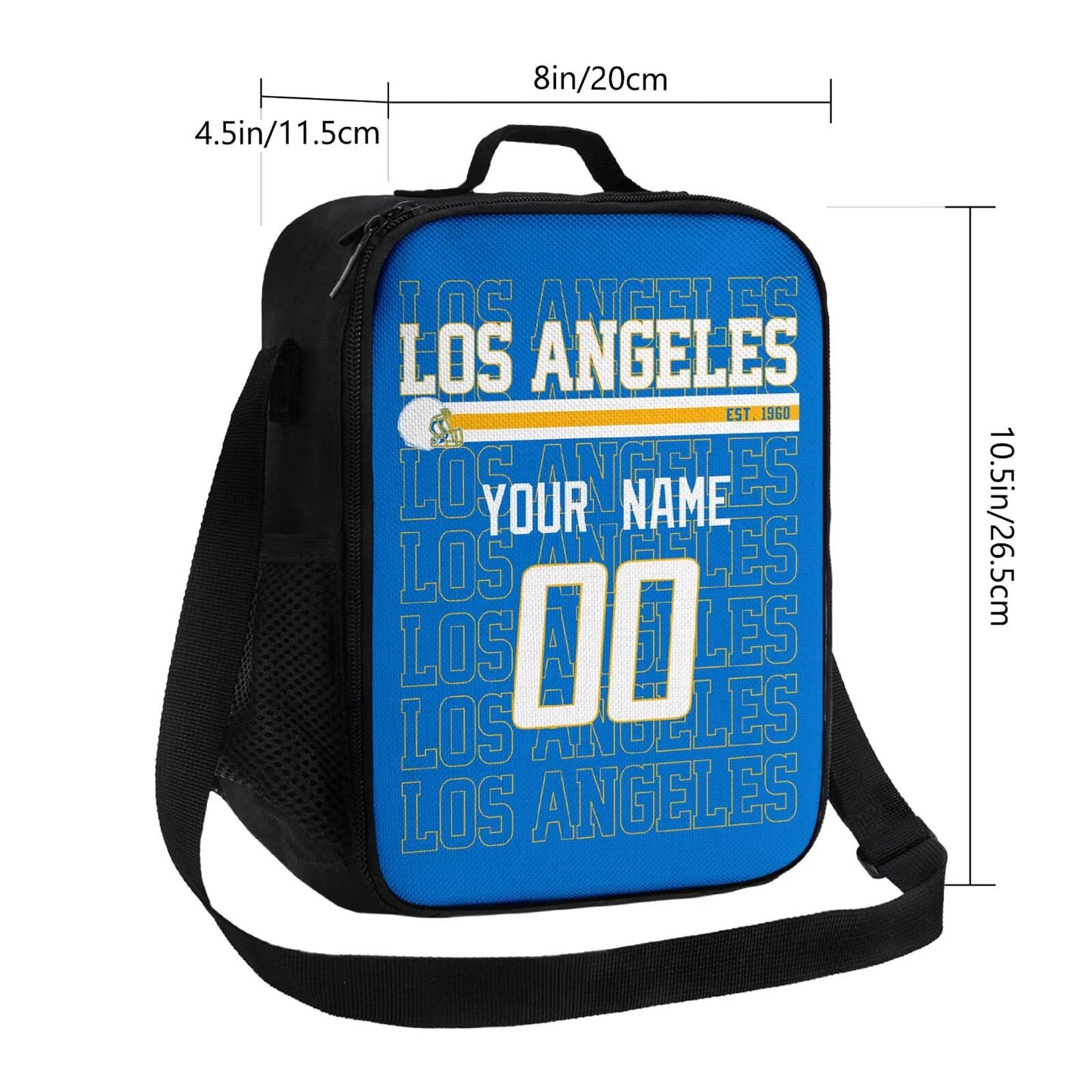 Custom Los Angeles Lunch Tote Lightweight and Easy to Clean