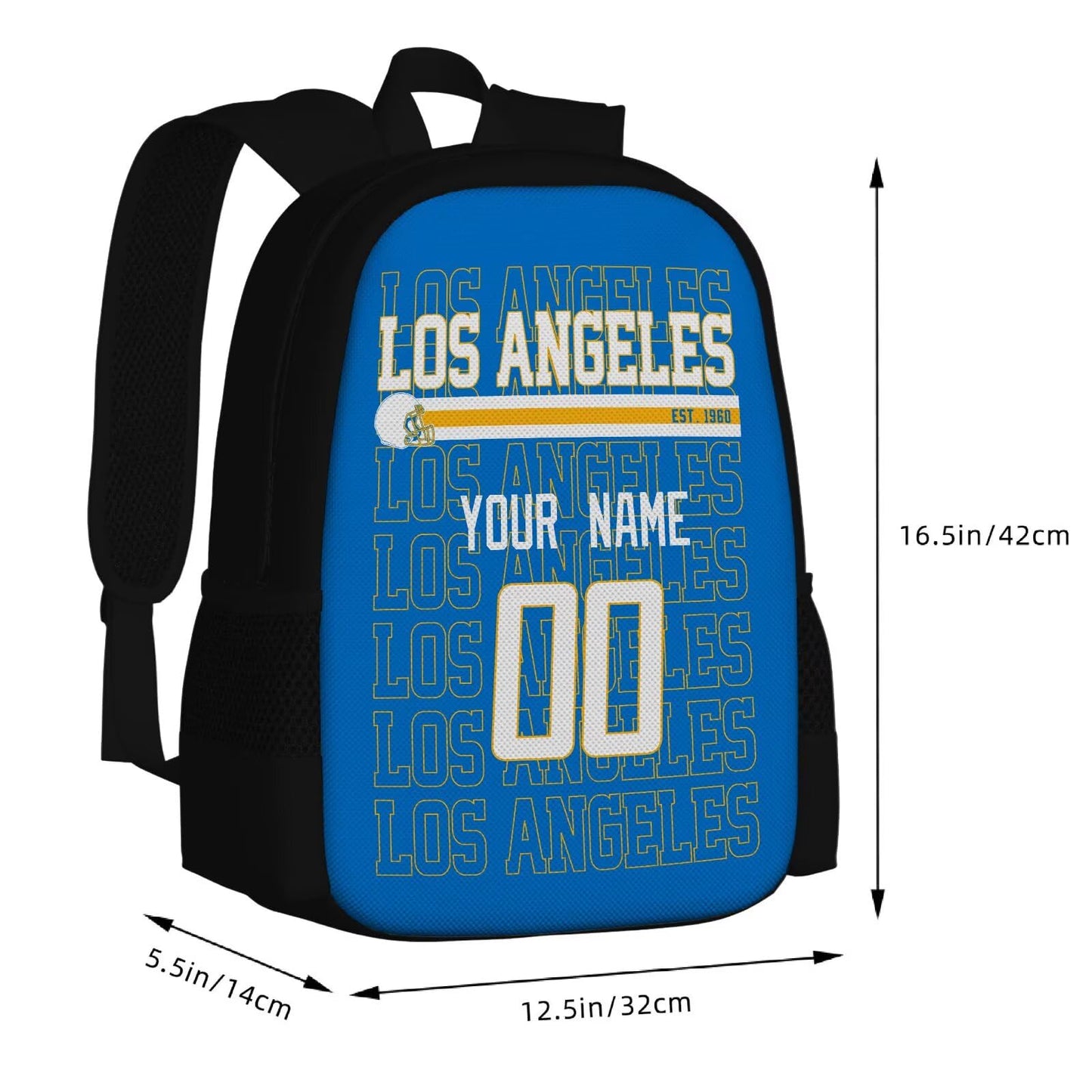Los Angeles Personalized Backpack Durable Daily Use