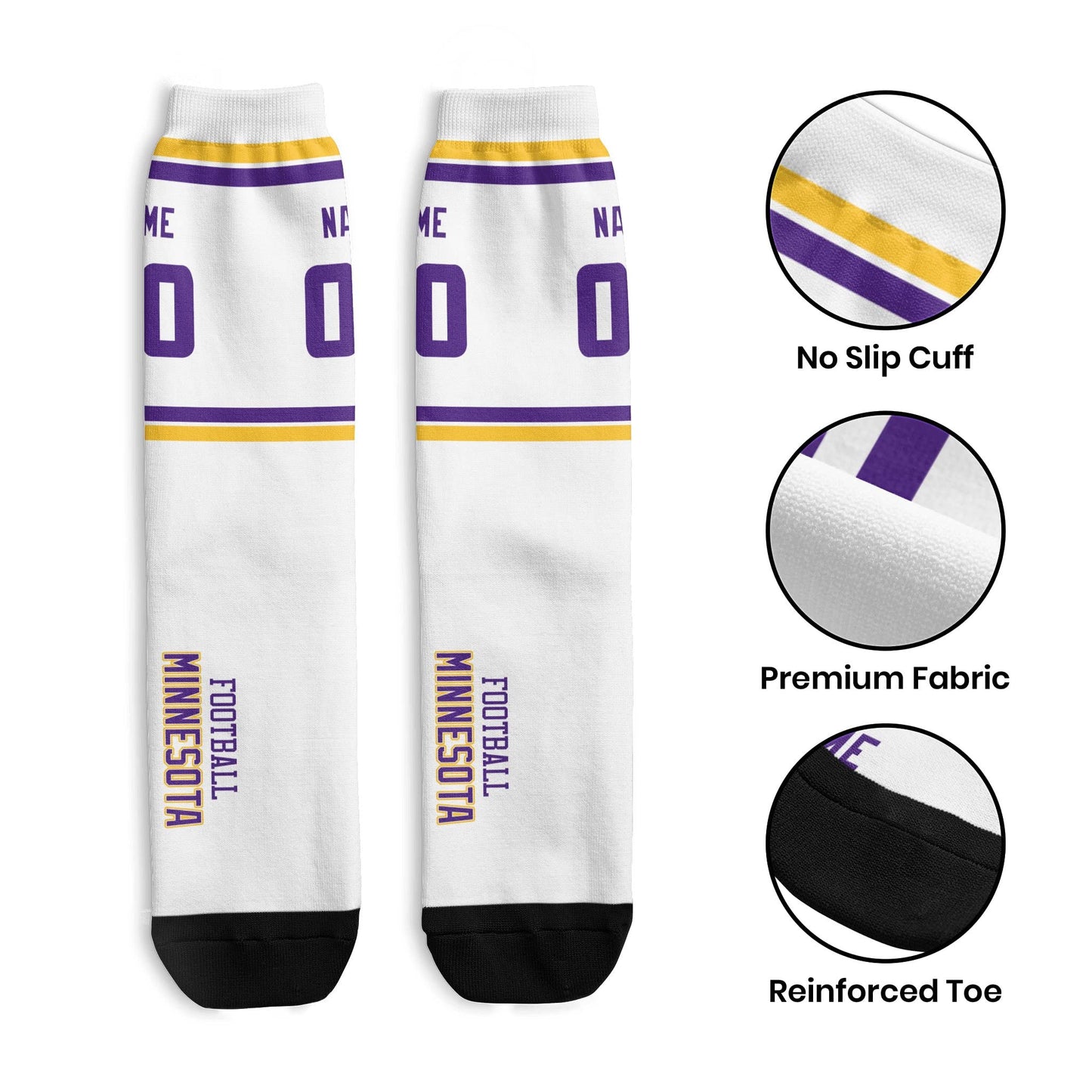 Personalized Minnesota Socks Add Your Own Style