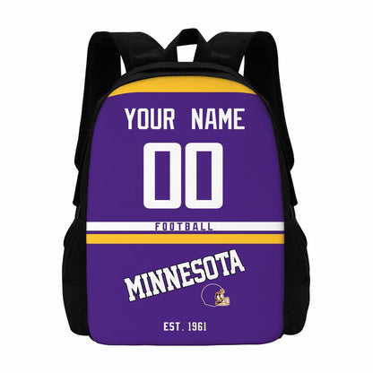 Minnesota Personalized Backpack Lightweight Travel Bag
