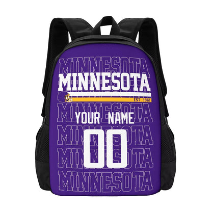 Minnesota Personalized Backpack Trendy and Practical