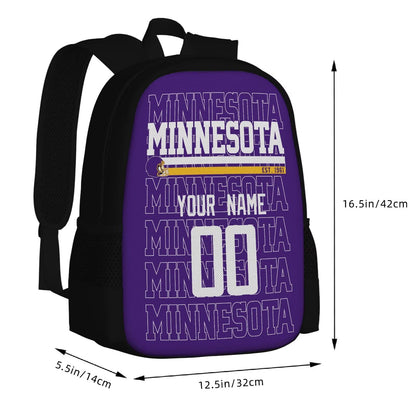 Minnesota Personalized Backpack Trendy and Practical