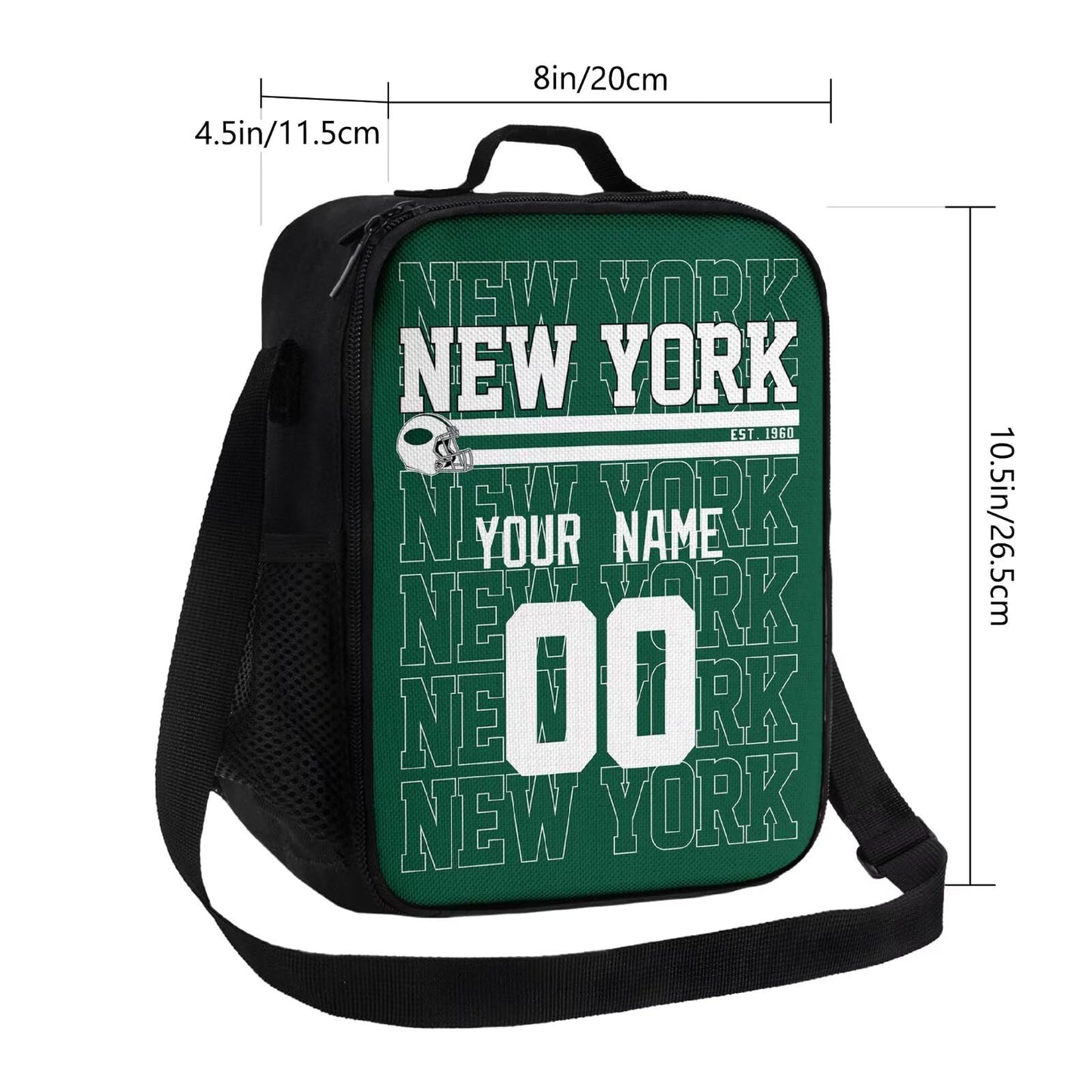 Custom New York Lunch Tote Lightweight Design for Travel or Work