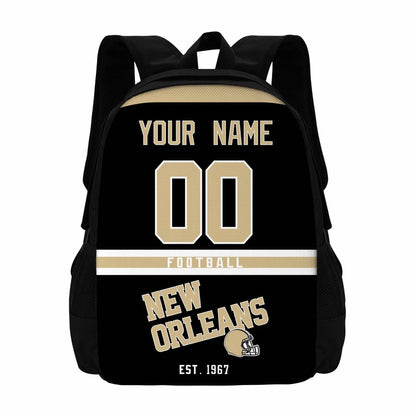 New Orleans Personalized Backpack Perfect for School or Gym