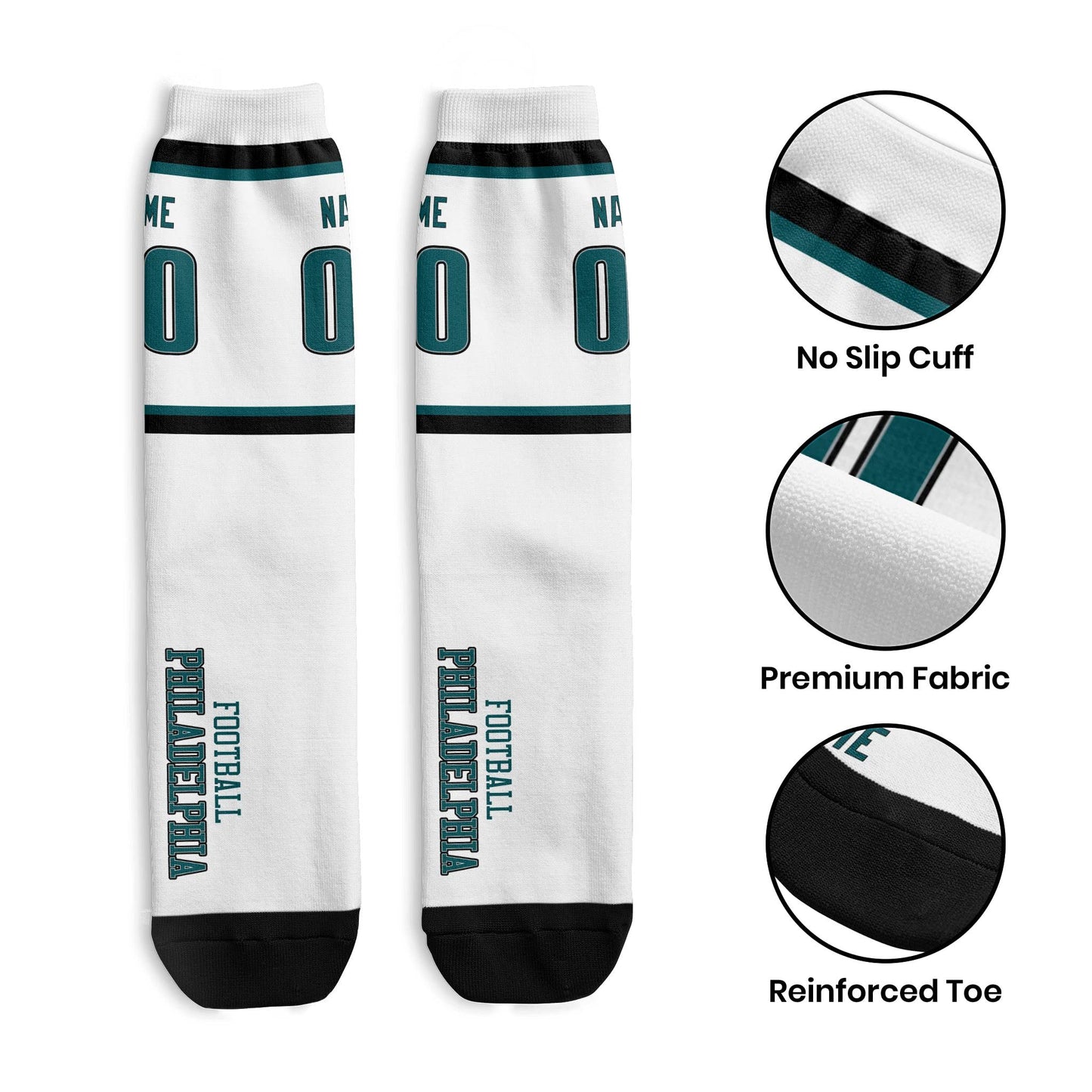 Custom Philadelphia Socks Easy Care Machine Washable