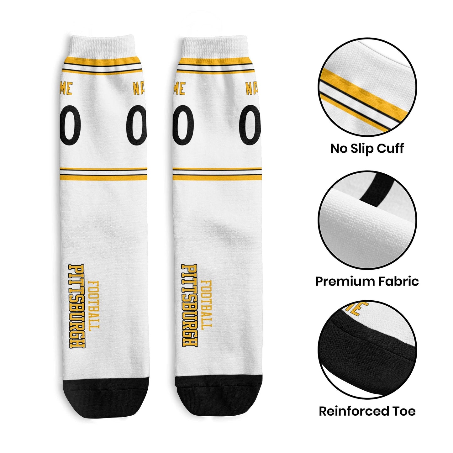Classic Pittsburgh Custom Socks for Everyday Outfits