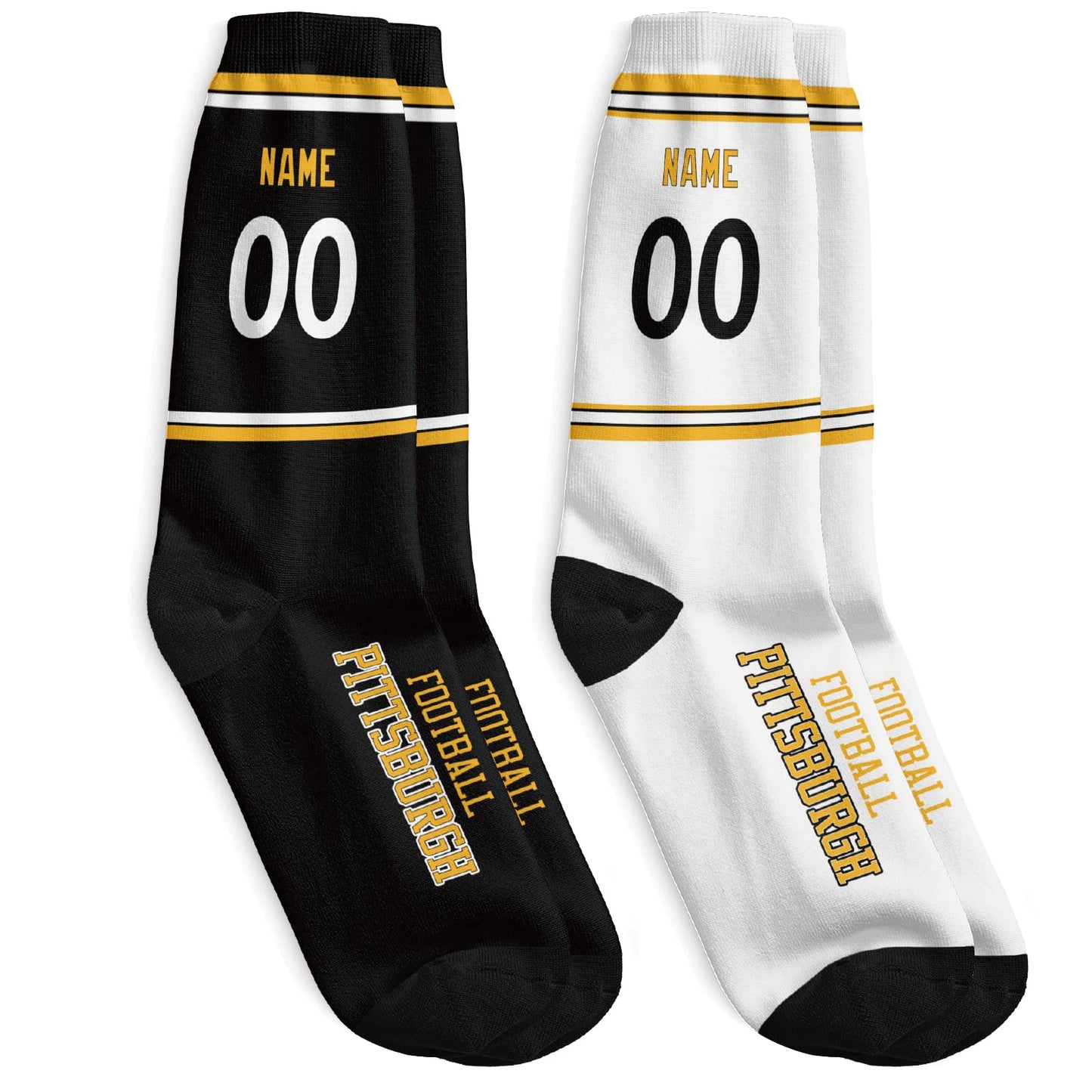 Classic Pittsburgh Custom Socks for Everyday Outfits